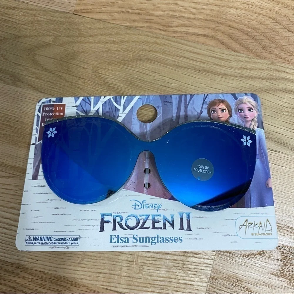 Frozen Elsa Sunglasses NWT Disney Blue 100% UV Protection